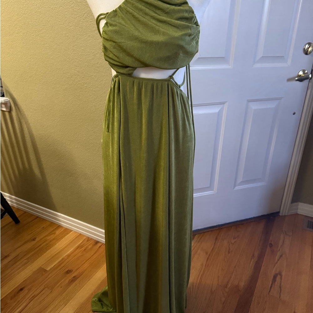 Pepperymayo Olive Green Women's Dress